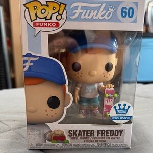 Funko Pop Skater Freddy Vinyl Figure - Blue and Brown